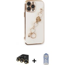 Marsilyan™- iPhone 14 Pro Kılıf Nova Işık Prime - Siyah Joko Magic 5d Cam + Raze Metal Kamera Lens - Gd
