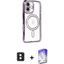 Marsilyan™- iPhone 16 Kılıf Zirve Doku Prime - Siyah Bilvis 5in1 3D Magic Cam Ekran Koruyucu + Pvd Metal Kamera Lens - Pe