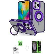 Marsilyan™- iPhone 16 Pro Max Kılıf Nova Minimal Serisi - Şeffaf 360 Full Body Arka Koruyucu + Raze Metal Kamera Lens - Bz