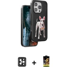 Marsilyan™- iPhone 16 Pro Max Kılıf Nova Form Koleksiyonu - Siyah Buffer Cam Ekran Koruyucu + Pvd Metal Kamera Lens - Sh