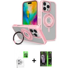 Marsilyan™- iPhone 16 Pro Max Kılıf Nova Minimal Serisi - Şeffaf 360 Full Body Arka Koruyucu + Raze Metal Kamera Lens - Bz