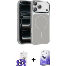 Marsilyan™- iPhone 17 Pro Max Kılıf Kıvılcım Klasik - Siyah Bilvis 5in1 5d Magic Hayalet Cam Ekran Koruyucu + Bilvis Titan Kamera Lens - Lt