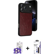Marsilyan™- iPhone 17 Pro Max Kılıf Kıvılcım Işık Serisi - Siyah Bilvis 3x Ar Hayalet Cam Ekran Koruyucu + Bilvis Titan Kamera Lens - Tu