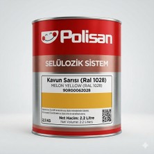 Polisan Selülozik Boya Kavun Sarısı 2,5l KOD:1028