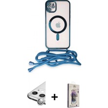 Marsilyan™- iPhone 11 Kılıf Eksen Özel Seri - Siyah Bilvis 3D Cam Ekran Koruyucu + Raze Metal Kamera Lens - Gs