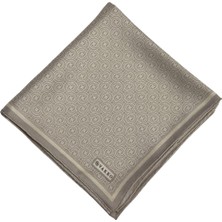 Vakko Tivil Monogram Eşarp 41408-Vizon