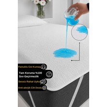 Home Terry-ped Pamuklu %100 Sıvı Su Geçirmez Tek-çift Kişilik Köşe Lastikli Alez Yatak Koruyucu 90x190 cm