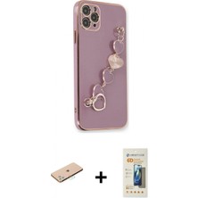 Marsilyan™- iPhone 11 Pro Max Kılıf Nova Işık Prime - Siyah 6d Mat Seramik Hayalet Nano Ekran Koruyucu + Renkli Kamera Lens Koruma Cam - Mı