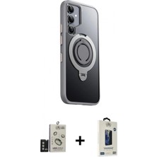 Marsilyan™- Galaxy S24 Kılıf Zirve Çizgi Prime - Siyah Bilvis Hayalet Cam Ekran Koruyucu + Bilvis Titan Kamera Lens - Dnmr