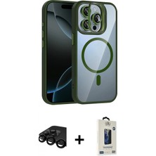 Marsilyan™- iPhone 15 Pro Max Kılıf Yadigar Asil Koleksiyonu - Siyah Bilvis Hayalet Cam Ekran Koruyucu + Raze Metal Kamera Lens - Sh