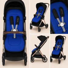 Pera Baby Bebek Arabaları Için Minder | Cybex Bebek Arabalarıyla Tam Uyumlu, Mavi renkli Seat Liner