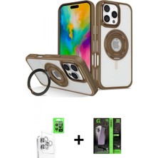 Marsilyan™- iPhone 16 Pro Max Kılıf Nova Minimal Serisi - Şeffaf 360 Full Body Arka Koruyucu + Raze Metal Kamera Lens - Bz