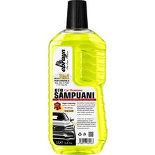 Ebrayn 3'ü 1 Arada Oto Şampuanı 1 Litre - Yüksek Köpüklü ve Parlatıcı Etkili