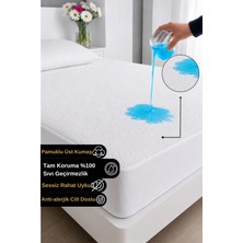 Terry-fitted Pamuklu Sıvı Su Geçirmez Tek-çift Kişilik Yatak Koruyucu Çarşaf Alezi Bebek Çocuk Alezi 120x200 cm