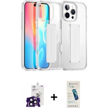 Marsilyan™- iPhone 16 Pro Max Kılıf Nova Işık Koleksiyonu - Şeffaf Pasifik Cam Ekran Koruyucu + Bilvis Titan Kamera Lens - Sh