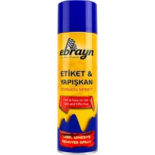 Ebrayn Etiket ve Yapışkan Sökücü Sprey 500 ml