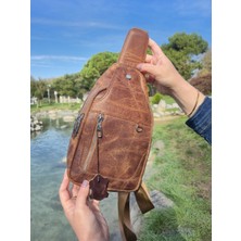 Norvi Leather Deri Çapraz Çanta – Eskitme Deri | 1234