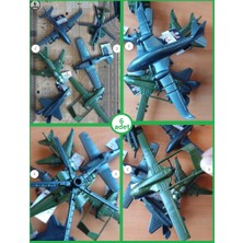 Kırılmaz Uçak 6 Adet Geri Çek Bırak Savaş Siha Uçak Helikopter 16X12CM Iha Sıha Akıncı Ata