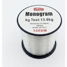 Erma Monogram Misina Beyaz 1000MT 0.30MM