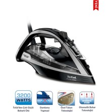 Tefal Pure Max 60 gr Sürekli ve 290 gr Şok Buharlı 3200 Watt Buharlı Ütü, Hızlı Isınma, Yüksek Performans, Otomatik Kapanma 