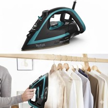 Tefal Puregliss 3000W Buharlı Ütü, 280G Şok Buhar, Micro-Calc Kireç Önleme Sistemi, Güvenli Otomatik Kapanma ve Maksimum Buhar Dağılımı