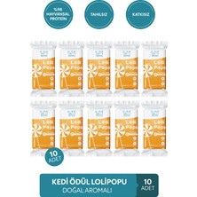 Muvicado Kedi Lolipopu Kedi Ödül Maması Lolipop Kedi Ödülü Kediler Için Lolipop Lezzetli Turmeric 10 Adet