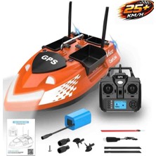 Keseroğlu Sazan Yemleme (Tekne ve Botu) Flytec V802PRO Gps 160 Konumlu Oto Pilot Eve Dünüş 12000MAH Pille Truncu Renk