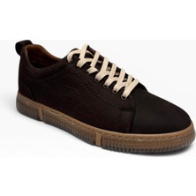Cakgo Me&ka 243-26 Hakiki Nubuk Deri Bağcıklı Anatomik Taban Erkek Sneaker