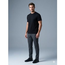 Centilmen Dorss Erkek Siyah Basic Bisiklet Yaka T-Shirt 20500