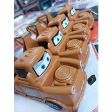 Oyuncak Sahili Oyuncak 4lü Araba Seti Cars Kırılmaz 13CM Mater Kamyonet 4 Adet Şimşek Araba Çekbırak