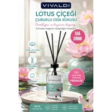 Lotus Çiçeği Kokusuyla Vivaldi Home 100 ml Çubuklu Oda Kokusu Esansiyel Uçucu Yağ
