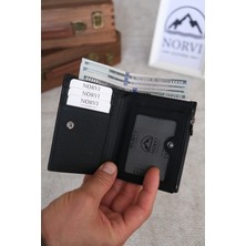 Norvi Leather Hakiki Deri Cüzdan - Kadın Erkek Kullanımlı Unisex 1237