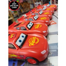 Oyuncak Sahili Oyuncak Araba Seti Cars Kırılmaz Yarış Pist Araçları 6 Adet Mc Şimşek Araba Çekbırak 9cm