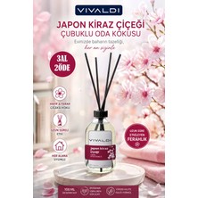 Vivaldi Home Japon Kiraz Çiçeği Çubuklu Oda Kokusu Esansiyel Uçucu Yağ 100 ml