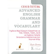 Düzey Pelikan Yayınları Advanced English Grammar And Vocabulary 3.baskı