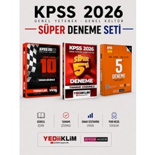 Anla Kazan Yayınları Yediiklim 2026 Kpss Genel Yetenek Genel Kültür 15 Deneme & Pegem Kpss 5 Deneme Seti
