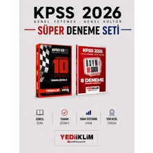 Anla Kazan Yayınları Yediiklim 2026 Kpss Genel Yetenek Genel Kültür Tamamı Çözümlü 18 Li Deneme Seti