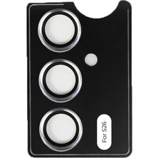 Fuchsia Urr Samsung Galaxy S26 Plus Ar Kamera Lens Koruyucu - Gümüş