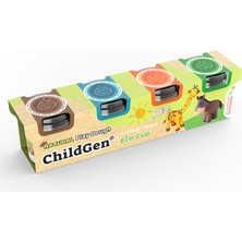 ChildGen 125 gr 4'lü Standart Oyun Hamuru Set 3