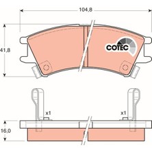 Daiwa Hyundai Atos Ön Fren Balatası 1998-2005