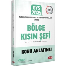 Data Yayınları Data 2026 Tcdd Gys Bölge Kısım Şefi Konu Anlatımlı