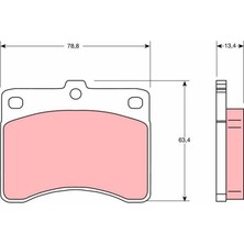 Sbp Daihatsu Hijet Ön Fren Balatası 1990-2005