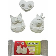 ChildGen Hava Ile Kuruyan Beyaz Modelleme Kili 250 Gram
