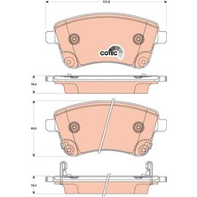 Sbp Kia Venga Hyundai Ix-20 Ön Fren Balatası 2011-2015