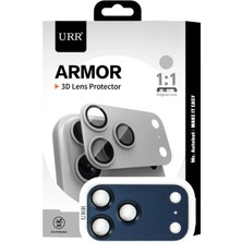 Fuchsia Urr  iPhone 17 Pro Armor 3D Kamera Lens Koruyucu - Lacivert