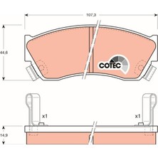 Sbp Ön Fren Balatası Suzuki Alto 1994-2002 Swift 1990-1996