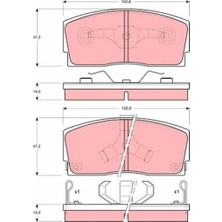 Jkp Daihatsu Applause Ön Fren Balatası 1989-2001