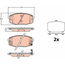 Mintye Hyundai I30 Kia Ceed Ön Fren Balatası 2008-2012