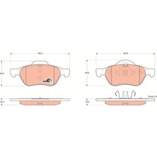 Recover Renault Megane Iı Laguna Iı Ön Fren Balatası 2002-2008