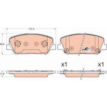 Sbp Hyundai I30 Kia Ceed Ön Fren Balatası 2011-2018